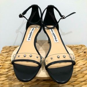 Brand new Karl lagerfeld black sandals